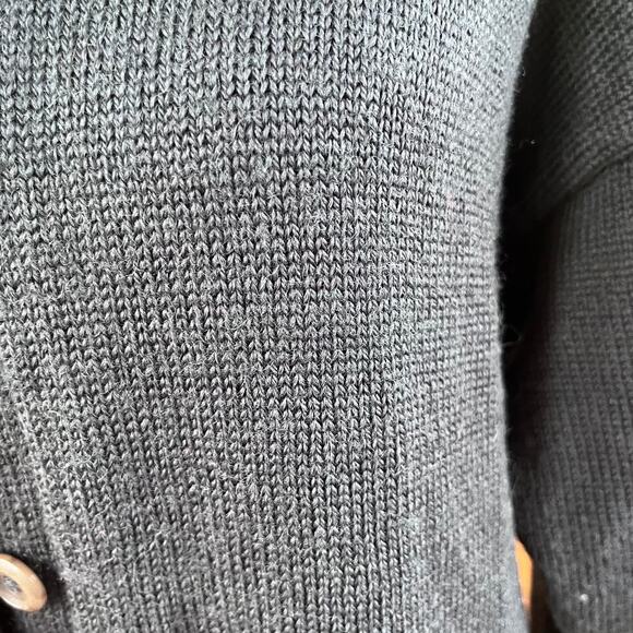 Rapaki Mahana Vintage Grey Wool Cardigan Sweater Hand Knitted Size M-L - Picture 8 of 10